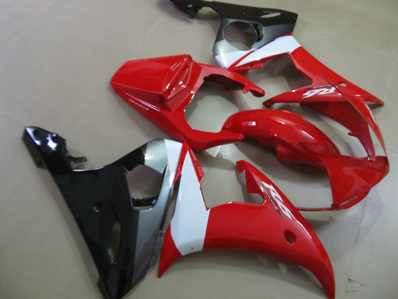 Bodywork fairing kit for Yamaha YZF R6 03 04 05 red black white fairings set YZF R6 2003-2005 OT10, Same as picture
Bodywork fairing kit for Yamaha YZF R6 03 04 05 red black white fairings set YZF R6 2003-2005 OT10, Same as picture