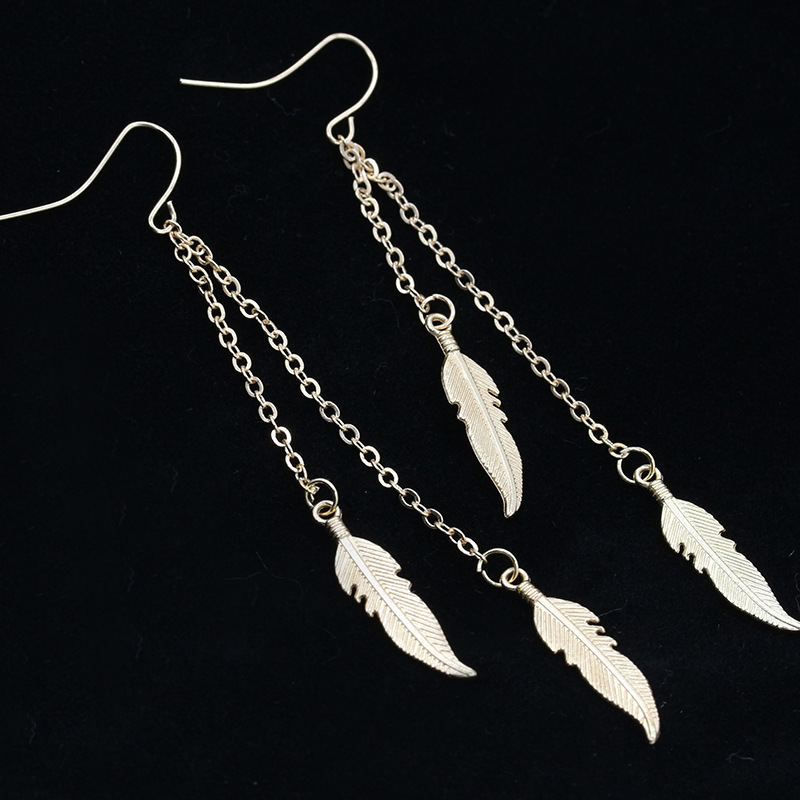 2017 Fashion Tassel Earrings Women Ear Jewelry Wholesale Tassels Chain Gold Silver Feather Stud Earrings Girls Party Performance Jewelry
2017 Fashion Tassel Earrings Women Ear Jewelry Wholesale Tassels Chain Gold Silver Feather Stud Earrings Girls Party Performance Jewelry