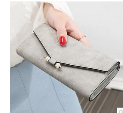 Free shipping new style 2017 fashion Wallets lady long style wallet zipper purse coin purse with box
