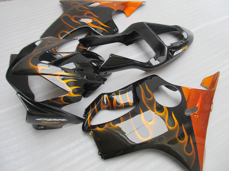 Injection molding fairing kit for Honda CBR600 F4I 01 02 03 red flames black fairings set CBR600F4I 2001-2003 OT06, Same as picture
Injection molding fairing kit for Honda CBR600 F4I 01 02 03 red flames black fairings set CBR600F4I 2001-2003 OT06, Same as picture