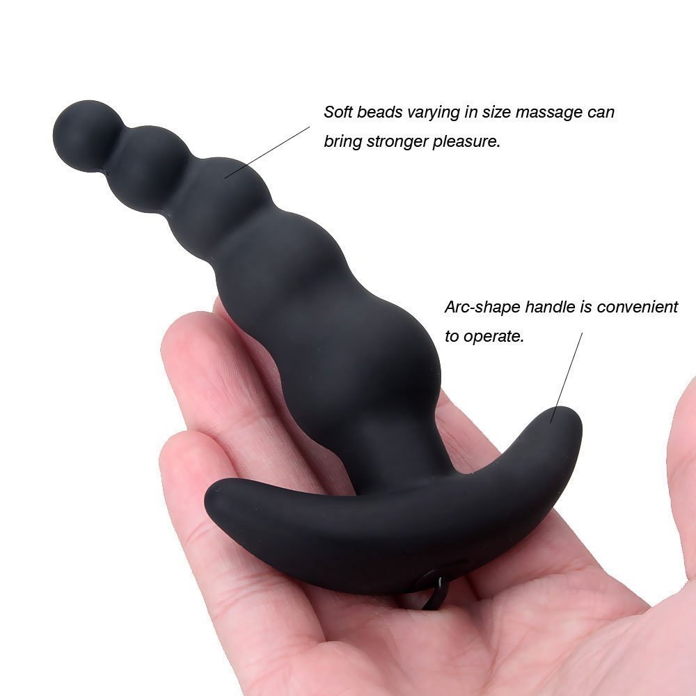 Prostate Massage Anal Sex toys Anal vibrator Butt Plug 10 mode Silicone Anal beads Sex toys for men Sex products - view 3