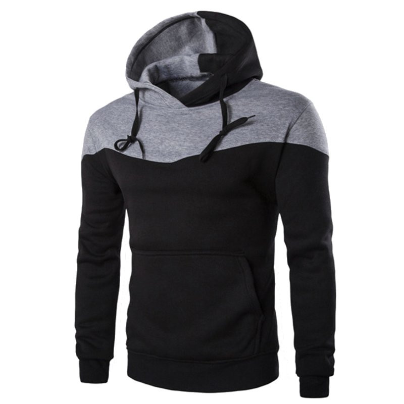 2016 Brand Fashion Mens Hoodies Long Sleeve Pullover Hoodies Mens Clothes Hip Hop Men Hooded Sweatshirt Sudaderas Plus Size