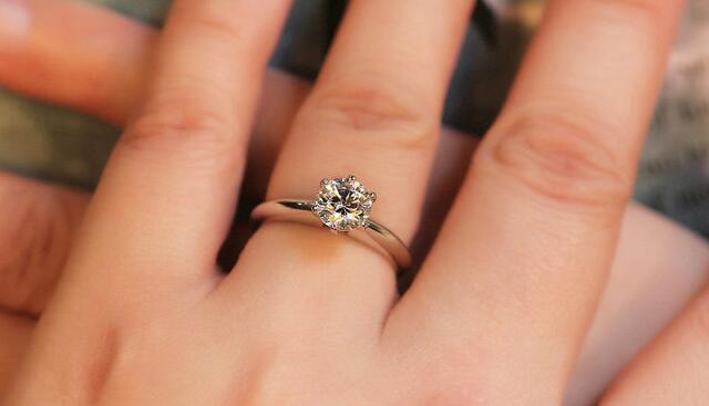 Exquisite Solitaire Topaz & CZ Ring: Sier, Stunning Wedding Jewelry