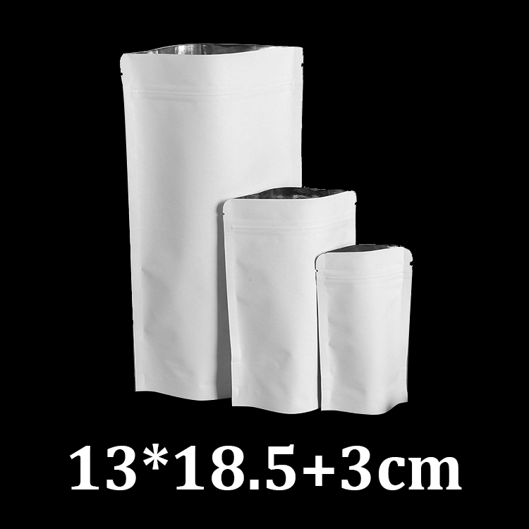 13cmx18.5cm resealable zip lock stand up food grade packaging white kraft paper tea pouch bag packing design
13cmx18.5cm resealable zip lock stand up food grade packaging white kraft paper tea pouch bag packing design