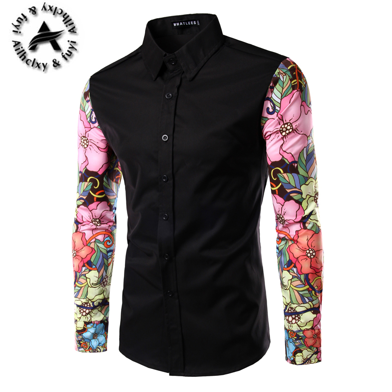 Wholesale- Men Dress Shirt Hawaii Casual Fashion Turn Down Collar Social Slim New Man Shirts Brand Clothing Camisa Masculina Chemise Homme, Black
Wholesale- Men Dress Shirt Hawaii Casual Fashion Turn Down Collar Social Slim New Man Shirts Brand Clothing Camisa Masculina Chemise Homme, Black