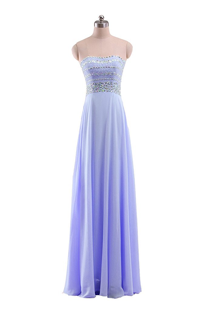 new beads a line long chiffon prom dresses bridesmaid floorlength plus size formal evening party gown bm018