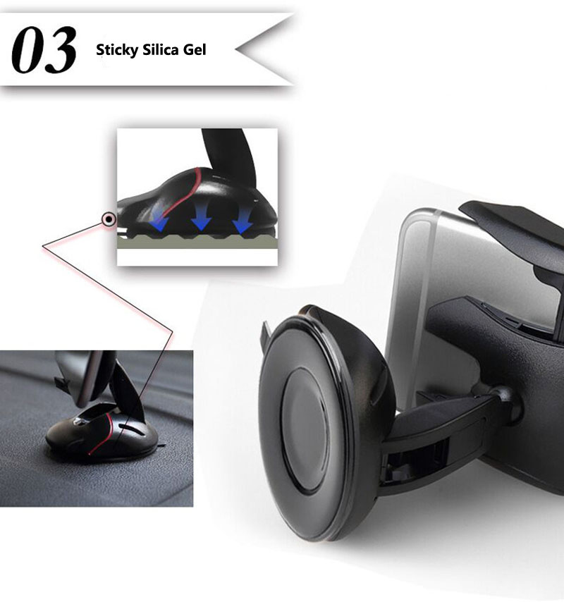 Electronic Adjusting Car Mount for Mobile Devices and Navigation Systems - Convenient Air Vent Support