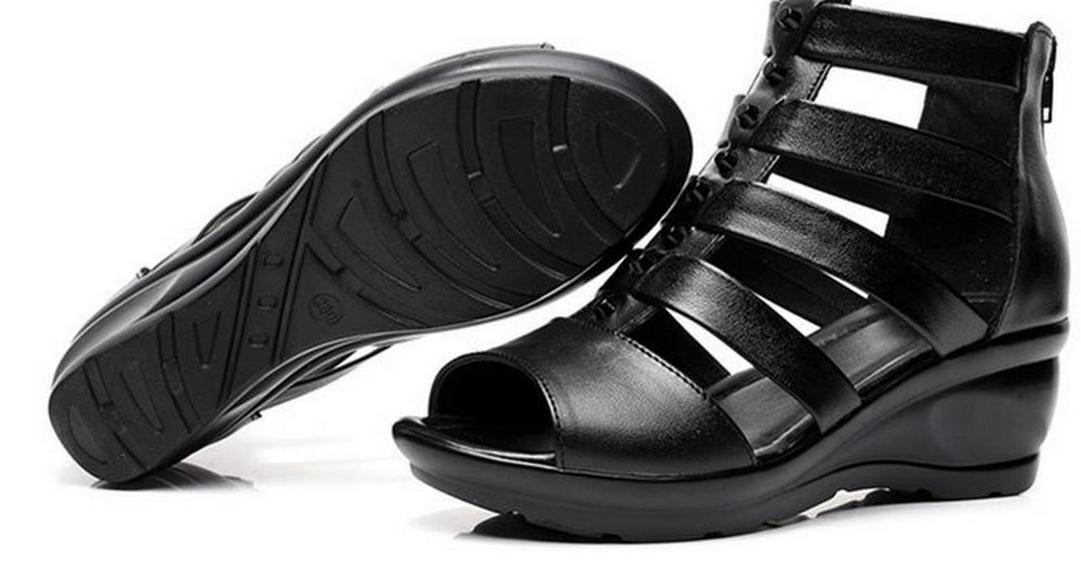 The 2017 summer sandals with non-slip thick with high waterproof shoes FuRuiSource, Black
The 2017 summer sandals with non-slip thick with high waterproof shoes FuRuiSource, Black