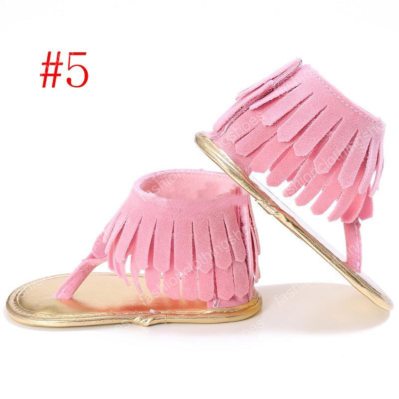 summer infant Tassel sandals baby leather sandals boys girls toddler casual shoes Multicolor high top baby shoes newborn floor walking shoes
