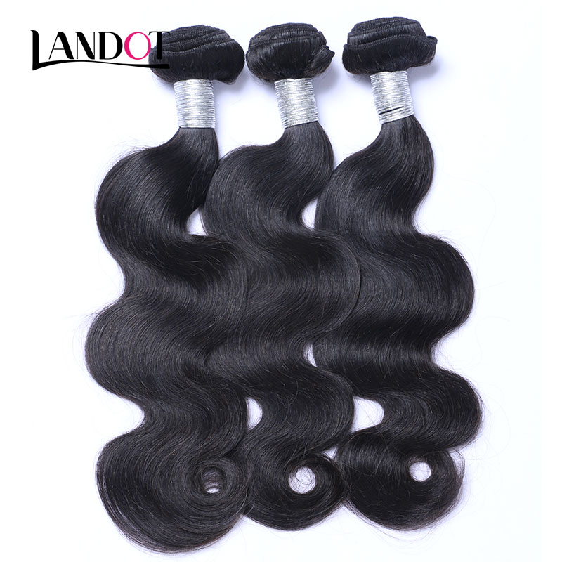 Brazilian Body Wave Virgin Hair 3Pcs Unprocessed Brazillian Human Hair Weave Bundles Natural Black Cheap Brazillian Hair Extensions Dyeable