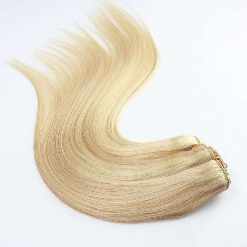 Wholesale Price Best Selling Balayage Ombre Remy Human Hair Extension Brazilian hair 8A Clip In hair extension