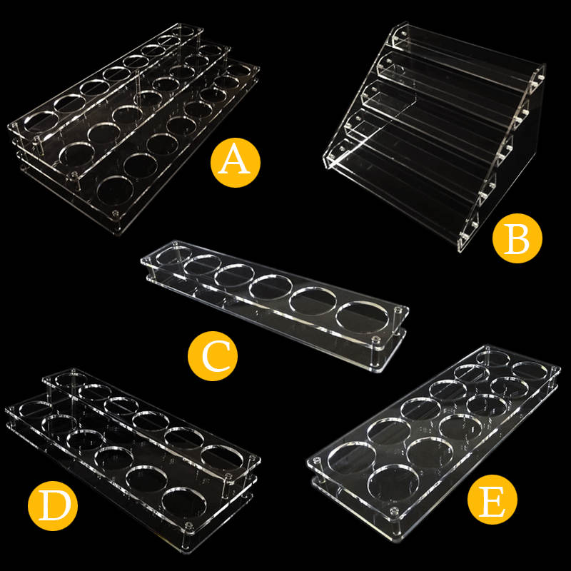 60ml E Liquid Bottle Display Racks Ecig Cear Acrylic Display Stands Showcase Holder For 60 ml Eliquid Ejuice E-juice Bottles Show Shelf Case
60ml E Liquid Bottle Display Racks Ecig Cear Acrylic Display Stands Showcase Holder For 60 ml Eliquid Ejuice E-juice Bottles Show Shelf Case