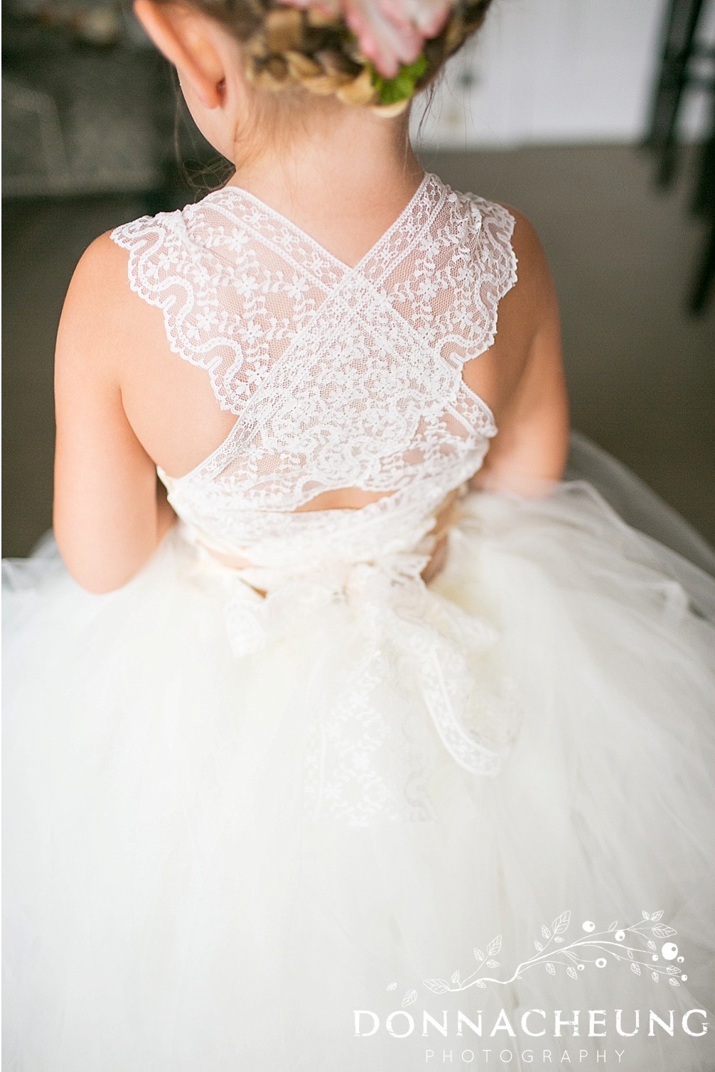 Neck Lovely Crew Straps wer Girl Dresses Boho Kids White Tulle Long Girls Formal Wear Gowns For Weddings First Communion Birthday Dress S