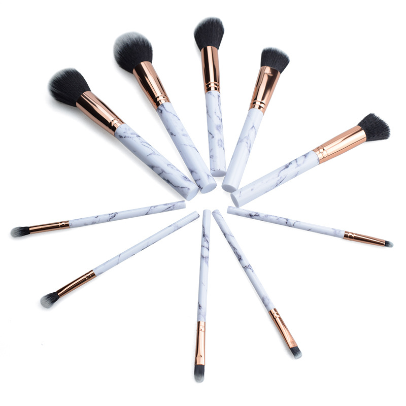 Marble Makeup Brush 10pcs/set Marbling Pro Eye shadow brushes Marble Brush Multi function BB Cream Brusher Eyeline Cosmetic tool drop ship
Marble Makeup Brush 10pcs/set Marbling Pro Eye shadow brushes Marble Brush Multi function BB Cream Brusher Eyeline Cosmetic tool drop ship