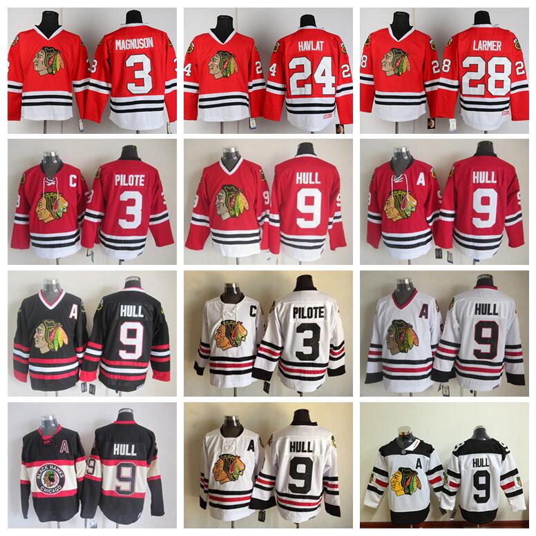 Men 9 Bobby Hull Jersey Hockey Chicago Blackhawks Vintage CCM 3 Pierre Pilote 24 Martin Havlat 28 Steve Larmer Red White Black, Black;red
Men 9 Bobby Hull Jersey Hockey Chicago Blackhawks Vintage CCM 3 Pierre Pilote 24 Martin Havlat 28 Steve Larmer Red White Black, Black;red