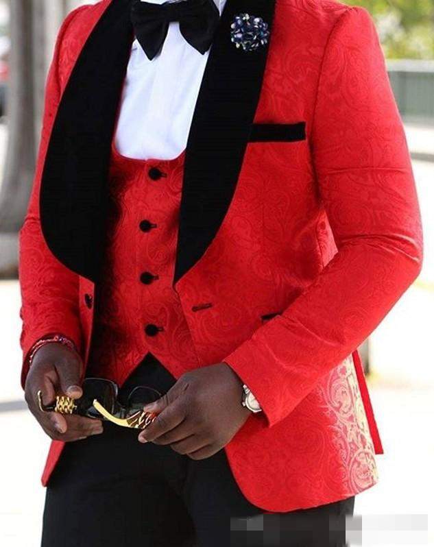 Brand New Groomsmen Big Shawl Lapel Groom Tuxedos Custom Made Styles Men Suits Wedding Best Man Blazer (Jacket+Pants+Bow Tie+Vest), Gray