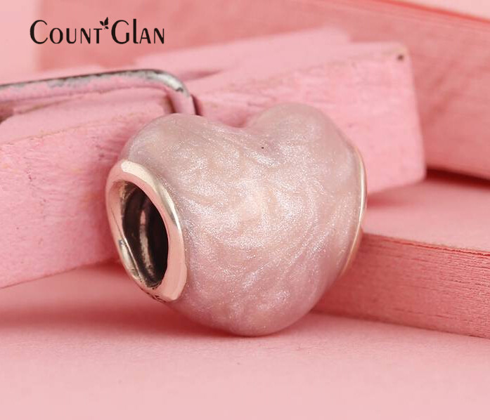 2016 summer mother's day gift 925-sterling-silver glittery pink enamel heart charms beads for bracelets diy jewelry making, Black
2016 summer mother's day gift 925-sterling-silver glittery pink enamel heart charms beads for bracelets diy jewelry making, Black
