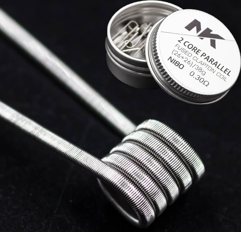 NK 2017 Hot sale Nichrome prebuilt vape coil dual fused clapton 0.3ohm heating coil ECig for RDA/RBA/RTA
NK 2017 Hot sale Nichrome prebuilt vape coil dual fused clapton 0.3ohm heating coil ECig for RDA/RBA/RTA