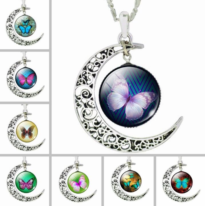 New arrival Breaking the Moon Time Gemstone Necklace Sweater Chain Butterfly Glass Pendant WFN535 (with chain) mix order 20 pieces a lot
New arrival Breaking the Moon Time Gemstone Necklace Sweater Chain Butterfly Glass Pendant WFN535 (with chain) mix order 20 pieces a lot