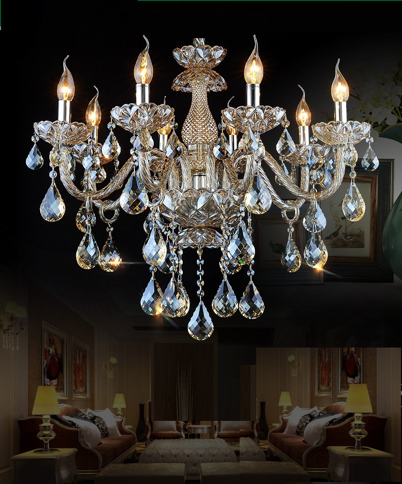 Luxury Crystal Pendant Chandelier lights K9 crystal lights Bedroom Living Room Chandeliers Crystal Modern Chandeliers Lustres
Luxury Crystal Pendant Chandelier lights K9 crystal lights Bedroom Living Room Chandeliers Crystal Modern Chandeliers Lustres