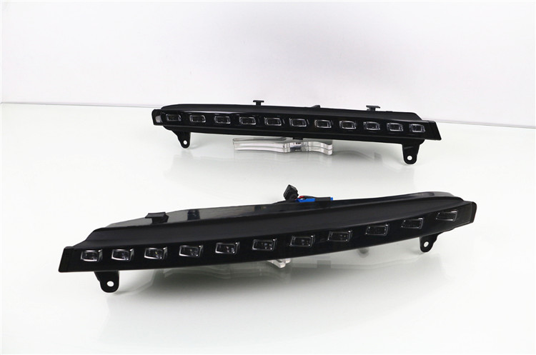 For Audi Q7 2006 2007 2008 2009 06-09 LED Daytime Running Light 2pcs/set DRL Waterproof ABS DC12V DRL Fog Lamp Decoration shipping by DHL