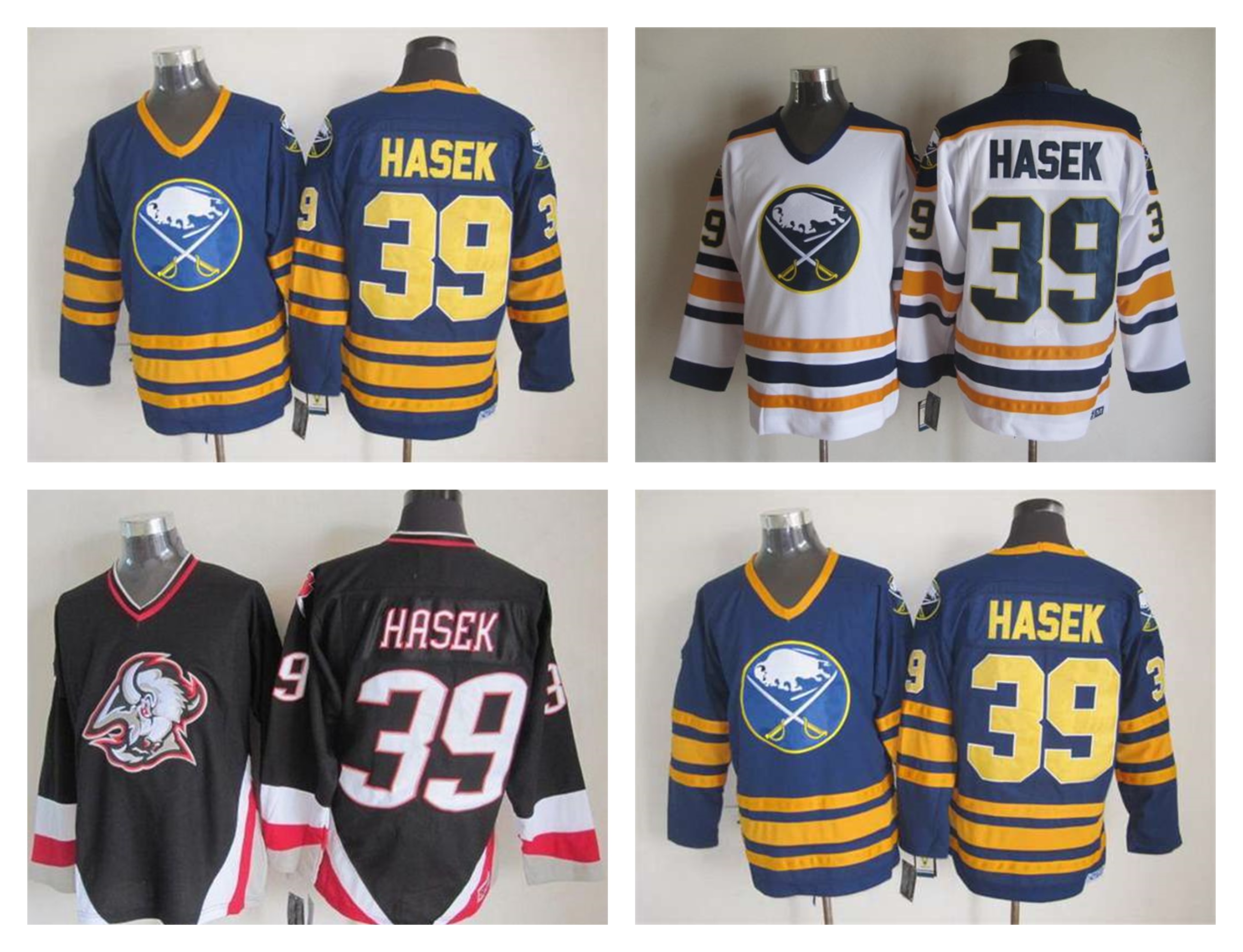 2016 New arrival Buffalo Sabres 39 Dominik Hasek Jersey 2015 Blue Black White Vintage Throwback Embroidery Men Ice Hockey Jerseys Shirt, Black;red
2016 New arrival Buffalo Sabres 39 Dominik Hasek Jersey 2015 Blue Black White Vintage Throwback Embroidery Men Ice Hockey Jerseys Shirt, Black;red