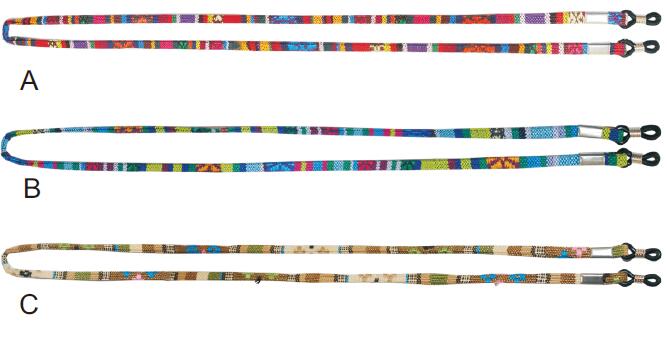 12pcslot eyeglass ethnic cotton cord spectacle string eyewear retainer sunbath sunglass lanyard