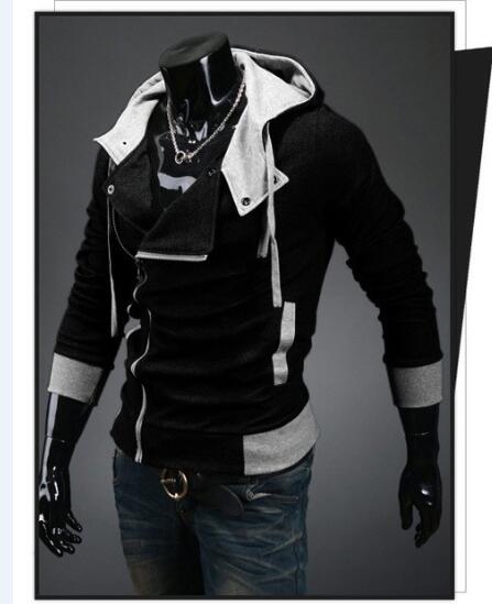 Wholesale-Hot Sale Men Assassins Creed Hoodie Brand Design Zipper Sweatshirt Men Tracksuit Size M-6XL