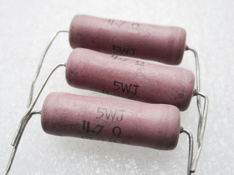 Japan FUKUSHIMA metal film resistors 5W4.7R fever audio amplifier element