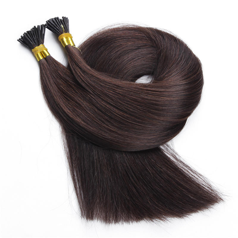 top quality 30inch natural color i tip in hair extensions straight remy brazilian virgin hair human hair 1g s200s lot