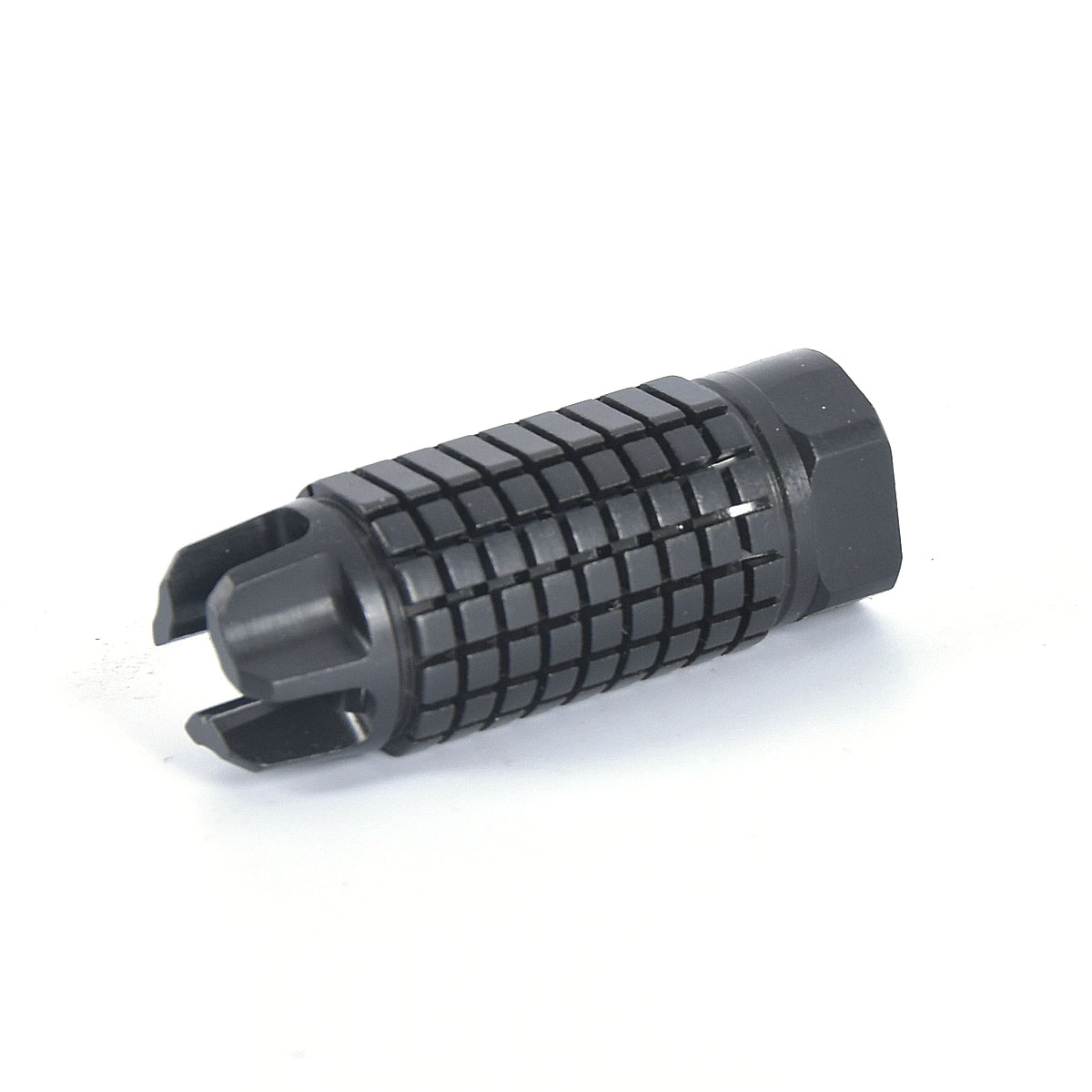 HYBRID .223/5.56 1/2x28 tpi Threads Muzzle Brake Recoil Reducer Compensator muzzle device with jam nut and crush washer, Black
HYBRID .223/5.56 1/2x28 tpi Threads Muzzle Brake Recoil Reducer Compensator muzzle device with jam nut and crush washer, Black