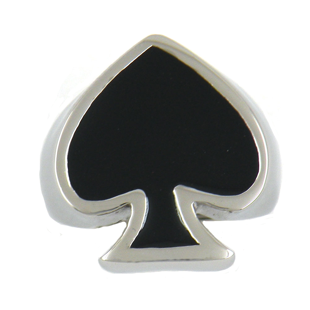FANSSTEEL 12w43 STAINLESS STEEL JEWELRY BLACK ENAMEL VETS ACE OF SPADE HEART RING BIKER RING LOVE RING GIFT FOR SISTERS
FANSSTEEL 12w43 STAINLESS STEEL JEWELRY BLACK ENAMEL VETS ACE OF SPADE HEART RING BIKER RING LOVE RING GIFT FOR SISTERS