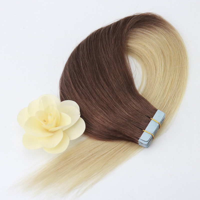 Professional Sales Teams Human Hair Weave Hair Tape Extensions 14-24 Inch Blonde Hair Extensions Toupee For Women