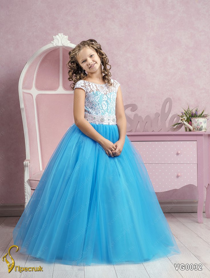 cheap lace arabic flower girl dresses blue lace up tulle child wedding dresses vintage little girl pageant dresses fg01