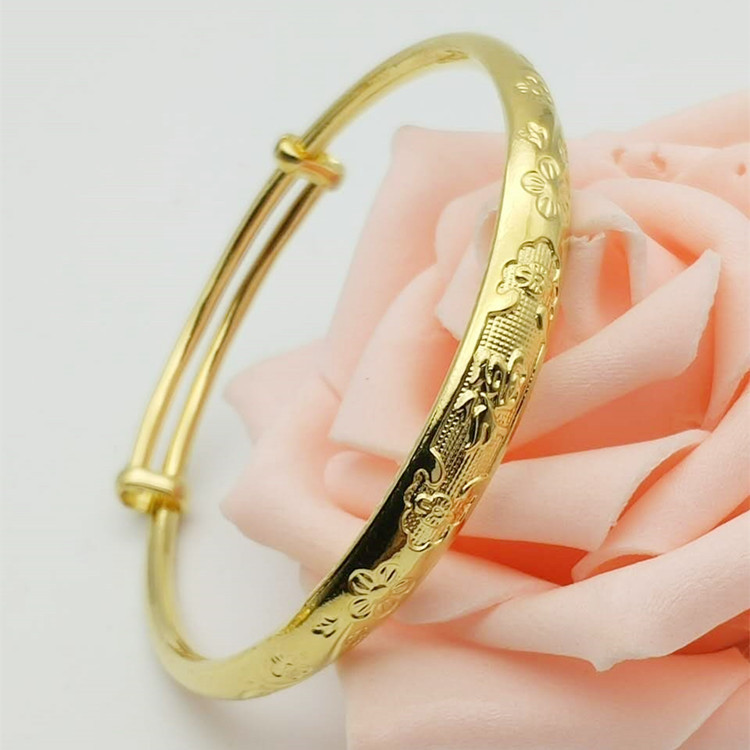 Good A++ Brass double flush solid round belly 6mm gold-plated bracelet FB508 mix order 20 pieces a lot Slap & Snap Bracelets