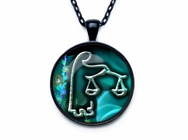 High quality Twelve Seasons Time Gemstone Glass Necklace Pendant Jewelry WFN357 (with chain) mix order 20 pieces a lot
