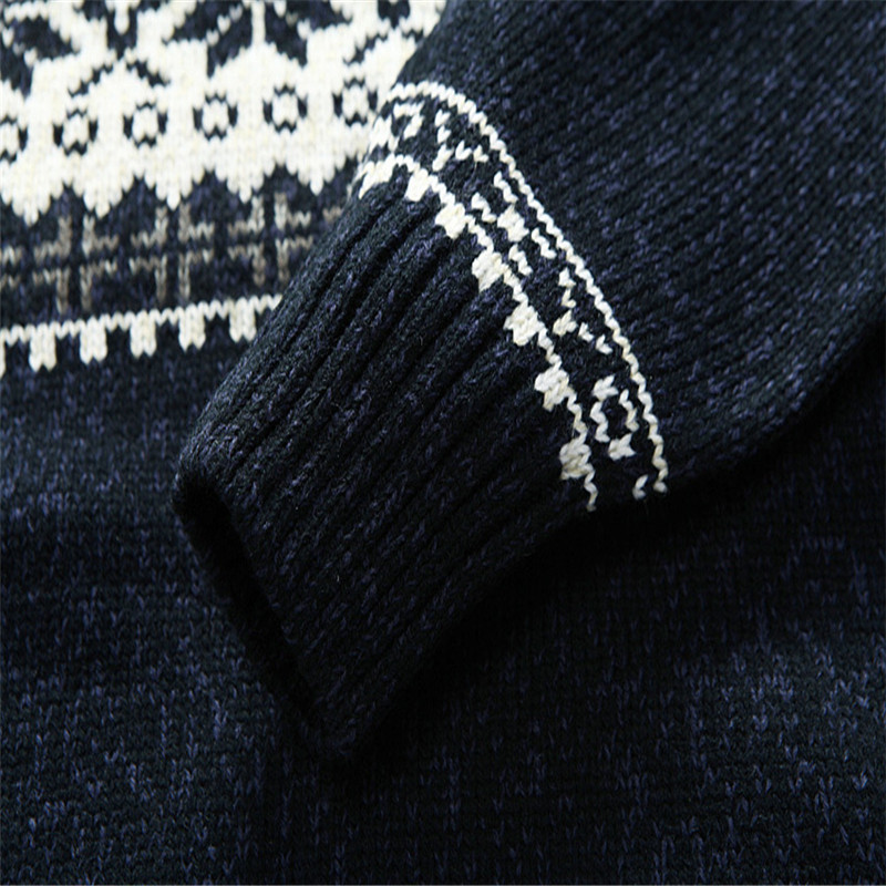Wholesale- 70% Wool 3 Color Men Pullover Sweaters Winter Long Sleeve Casual Fashion Man Sweater Blue White Coffee A2990