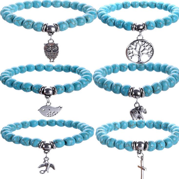 High quality Fashion turquoise stretch line hot handmade turquoise beaded elephant bracelet FB027 mix order 20 pieces a lot Beaded, Strands
High quality Fashion turquoise stretch line hot handmade turquoise beaded elephant bracelet FB027 mix order 20 pieces a lot Beaded, Strands