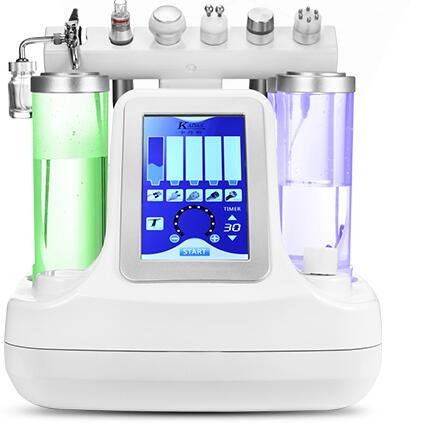 6 in1 Water facial Dermabrasion Oxygen Jet Cold Hammer BIO Face Lift Ultrasonic Machine Microdermabrasion Hydro Peeling Spa Equipment
