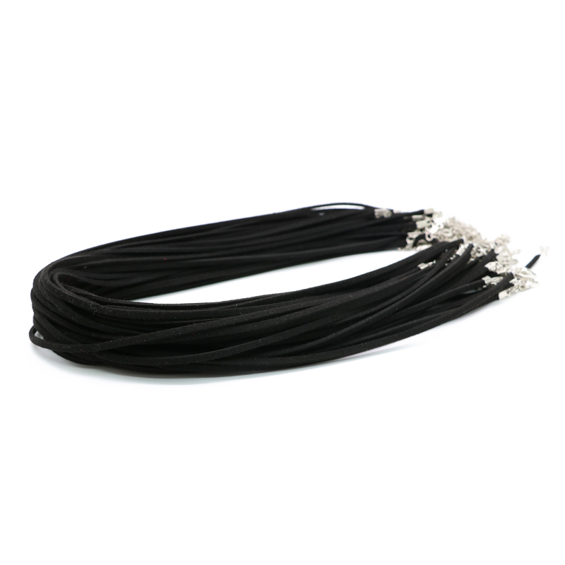 Suede Cord Necklace For Jewelry ,Adjustable 2.6mm Black Flat Suede Leather Necklace Cords With Clasps And Extenders 19inch Nickel-Fr ZYN0005, White;red
Suede Cord Necklace For Jewelry ,Adjustable 2.6mm Black Flat Suede Leather Necklace Cords With Clasps And Extenders 19inch Nickel-Fr ZYN0005, White;red