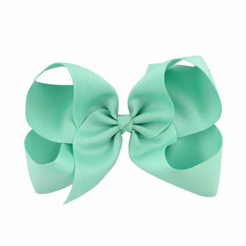 30pcs/lot 6Inch Ribbon Bow Hairpin Clips Girls Large Bowknot Barrette Kids Hair Boutique Bows Children Hair Accessories u pick colors