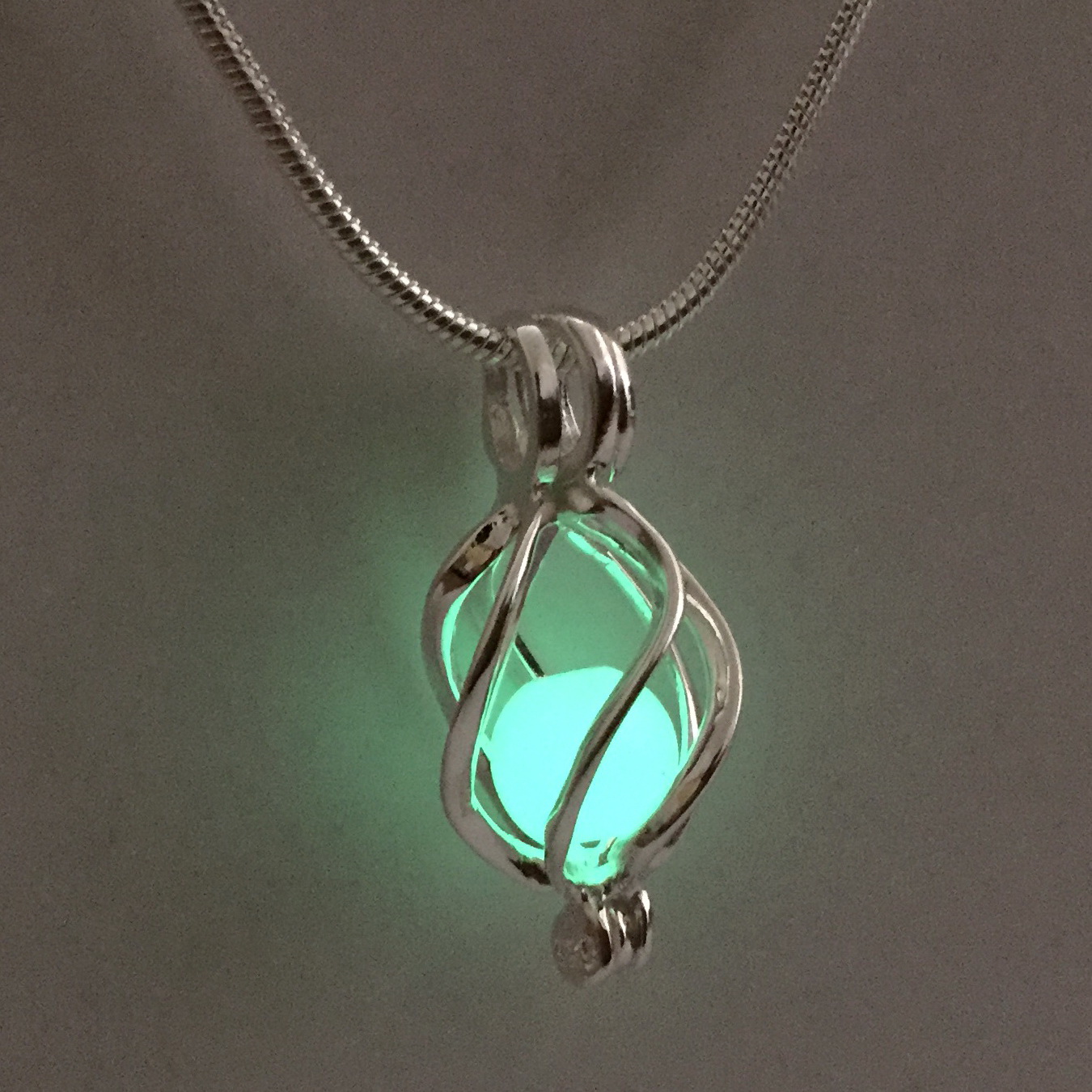 925 Silver ed Cage Locket Sterling Silver Pearl Crystal Gem Bead Cage Pendant Mounting for DIY Fashion Jewellery Charms