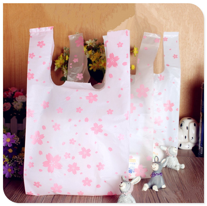 Wholesale- Free shipping size 18*35cm(7"*14") Supermarket Shopping plastic Bag with handle printing Cherry blossom plastic bag 100pcs/lot
Wholesale- Free shipping size 18*35cm(7"*14") Supermarket Shopping plastic Bag with handle printing Cherry blossom plastic bag 100pcs/lot