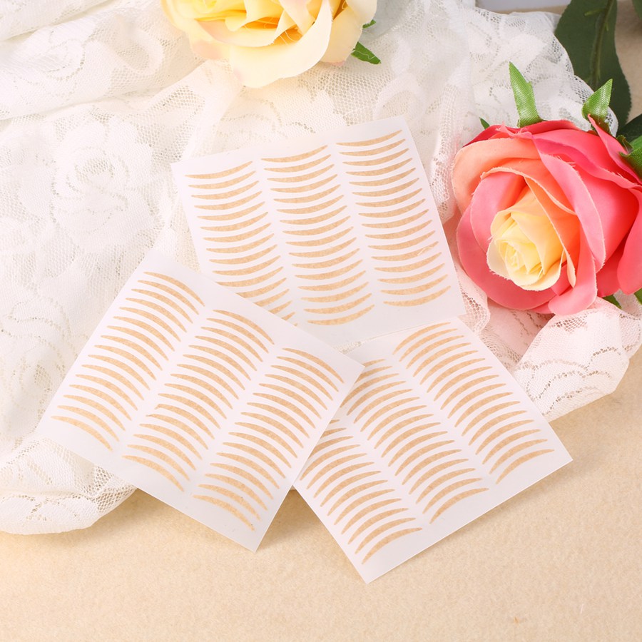 Wholesale-Y28 2016 new 72pairs Flesh Color Eyelid Paste Thin Eyelid Stickers Eye Shadow Set, Free Shipping Women Make Up Eyelid Tools