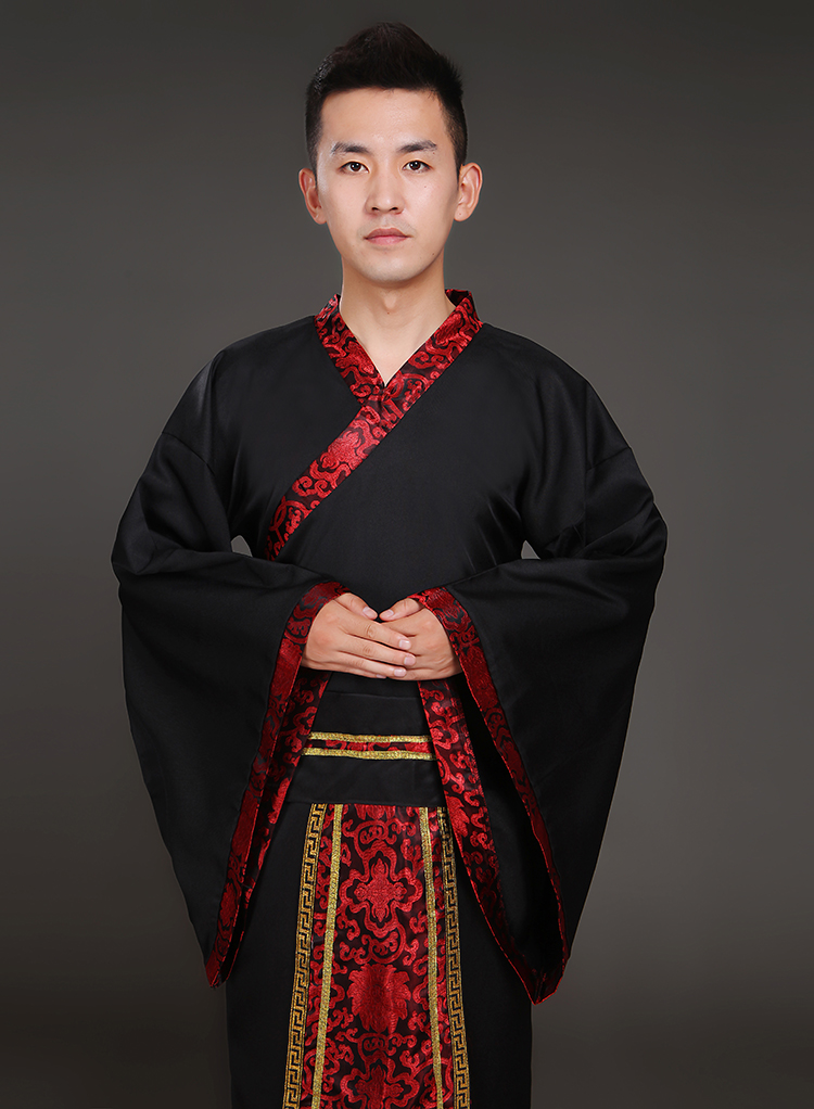 Men's wear of the han dynasty costume of han dynasty Crown prince Stage costume