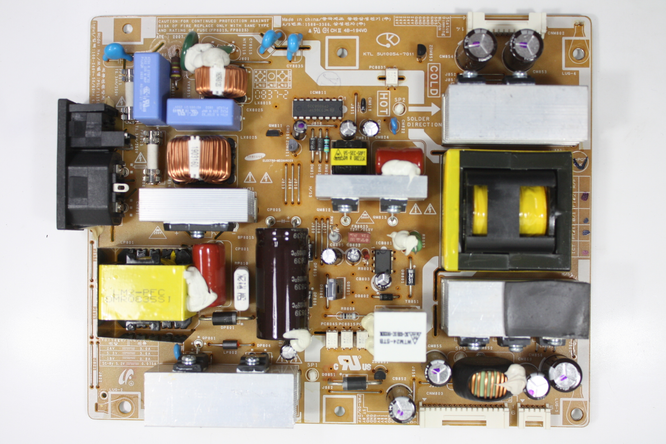 NEW original BN44-00181A PSLF131501A power supply BN44-00181B for Samsung 24" LS24HUCEFV/XAA