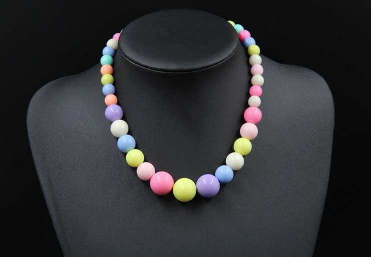Lovely Big Beads Necklace For Kids Candy Color Bubblegum Beaded Necklace for Baby Girl Toddler Pendant Jewelry
Lovely Big Beads Necklace For Kids Candy Color Bubblegum Beaded Necklace for Baby Girl Toddler Pendant Jewelry