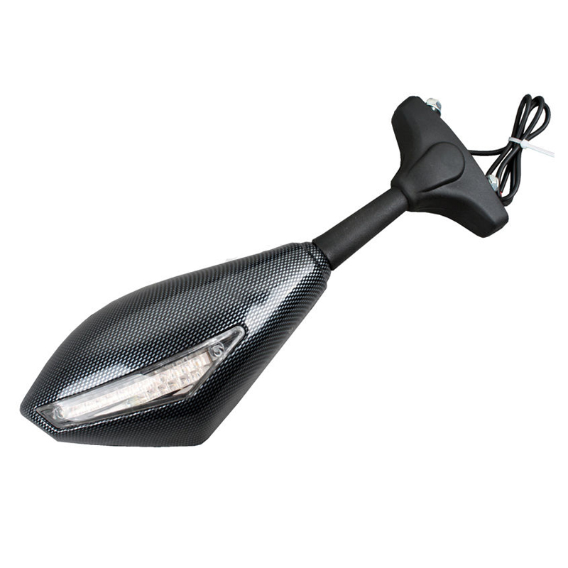 New Turn Signal Integrated Racing Sport Mirrors For Yamaha R1 R6 FZ Motorcycle GSXR 600 750 20012005 20092012 GSXR 1000 200120