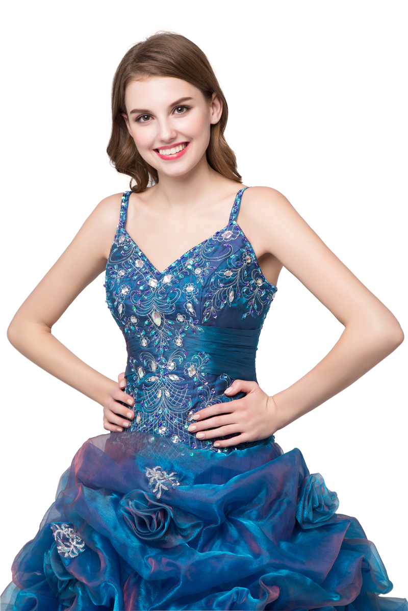 Purple Quinceanera Dresses Ball Gown For 15 Sweet 16 Formal Long Prom Party Gowns Stock Size 2-16 QC211
