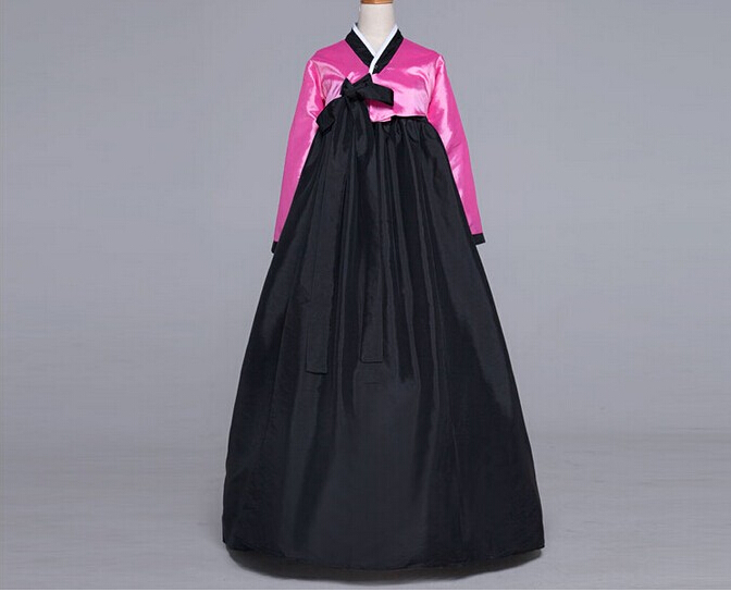 Q228 2016 New Arrive Fashion Korean Hanbok Traditional Korean Dresses Korean Dance Costumes Free Shipping